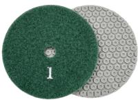 Алмазные гибкие шлифовальные круги Гайка мини Pads 5-STEP D100 №1 Алмазные гибкие шлифовальные круги Гайка мини Pads 5-STEP D100 №1